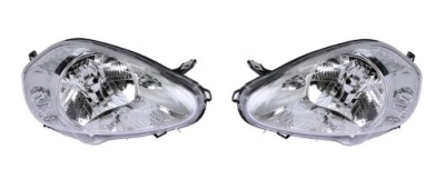 Fiat punto grande 05-08 лампы фары перед l+p фото №1