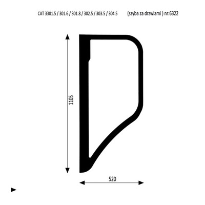 GLASS SIDE CAT 301.5 301.6 301.8 302.5 303 - milautoparts-fr.ukrlive.com