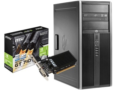 Komputer PC gier HP 4GB DDR3 250GB SSD GeForce 2GB