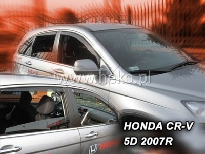 HONDA CR-V 3 2007-2012R DEFLECTORES DE PUERTA HEKO  