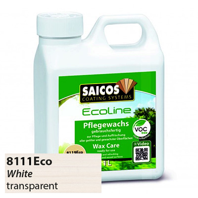 SAICOS ECOLINE WAX CARE - 8111 biały - 1L