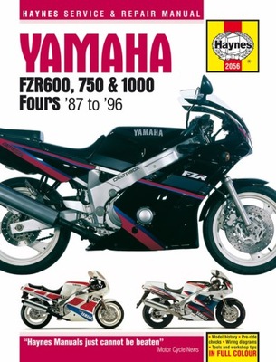 Yamaha FZR600, 750 & 1000 Fours '87 to '96 Praca zbiorowa 