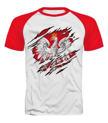 KOSZULKA T-SHIRT KIBICA POLSKA ORZEŁ GODŁO R. L