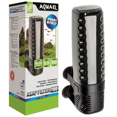 AQUAEL ASAP 700 Wydajny Gąbkowy FILTR WEWNĘTRZNY AKWARIUM 100-250L