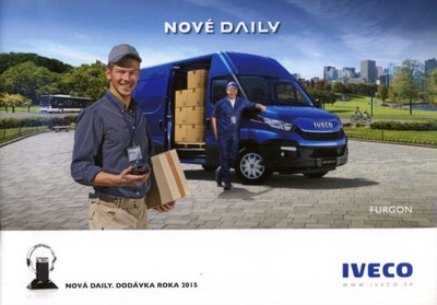 Iveco Daily Van prospekt 2015 ciężarowy Słowacja