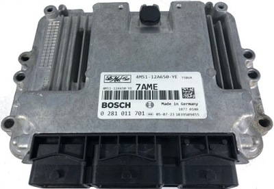 ORDINATEUR ECU FORD FOCUS 4M51-12A650-YE 0281011701 - milautoparts-fr.ukrlive.com