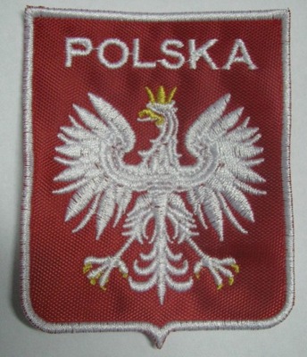 Naszywka Polska Godło Orzeł Patriotyczna haft