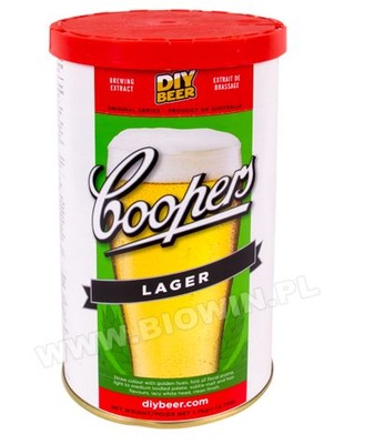 PIWO domowe COOPERS LAGER brewkit 1,7kg