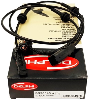 Датчик, скорость вращательная колеса delphi ss20045 фото №1