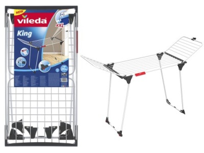 Vileda KING Suszarka na pranie składana 20 metrów