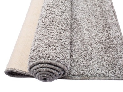DYWAN SHAGGY 110x250 POPIEL CHODNIK SYPIALNI KOLOR
