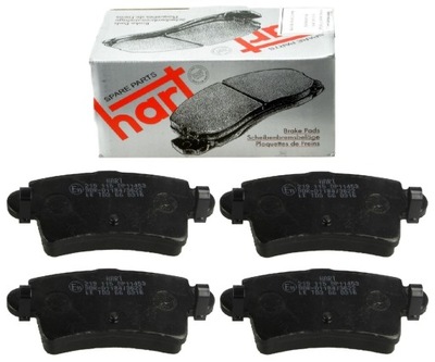 SET PADS BRAKE REAR OPEL MOVANO RENAULT MASTER HART 219 115 - milautoparts-fr.ukrlive.com