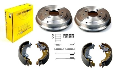 Гальмівні барабани гальмівні колодки пружини fiat panda ii bez abs фото №1