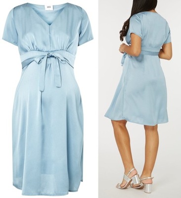 MAMA LICIOUS sukienka ciążowa niebieska 38 M
