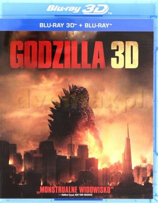 Godzilla 3D-2D Blu Ray