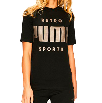 DÁMSKE TRIČKO PUMA RETRO TEE 576516-01 VEĽKOSŤ S