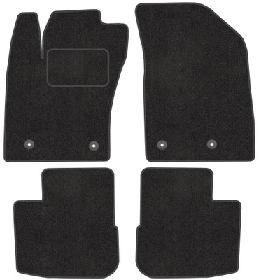 FIAT TIPO UNIVERSAL / HATCHBACK MATS VELOUR + PLUNGERS - milautoparts-fr.ukrlive.com