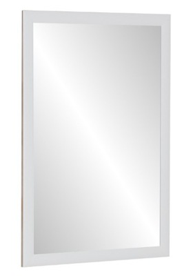 LUSTRO 100x80 w ramie WENGE BIAŁE olcha 12 KOLORÓW