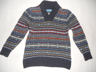 H&M sweter ciepły r.110/116