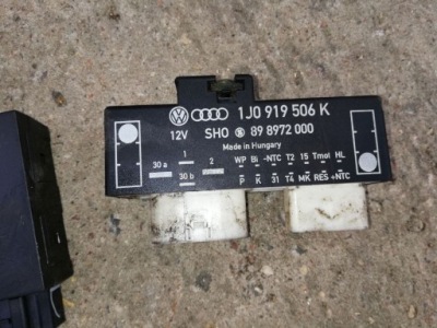 Модуль блок керування вентиляторів 1j0919506k vw audi фото №1