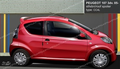 SPOILER SPOILER FOR CITROEN C1 3DW HATCHBACK MK1 06/2005- - milautoparts-fr.ukrlive.com