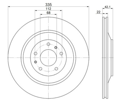 DISCS MIKODA 0297 AUDI A8 4E2 02R-10R REAR 335MM - milautoparts-fr.ukrlive.com