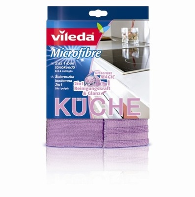 VILEDA ŚCIERKA DO KUCHNI MIKROFIBRA 2 W 1