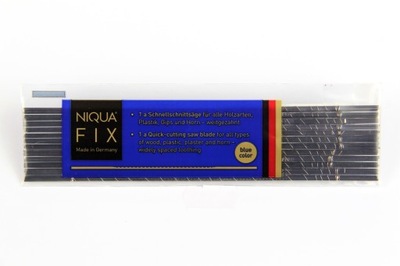 Brzeszczoty włosowe NIQUA FIX BLUE N12, 160 mm