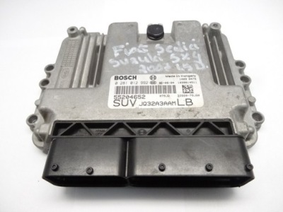 Fiat sedici suzuki бортовой компьютер sx4 1.9 tdi 0281012992 фото №1