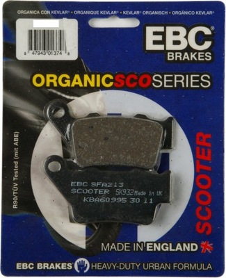 PADS BRAKE EBC SKUTEROWE EBC SFA213 - milautoparts-fr.ukrlive.com