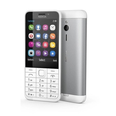 Telefon komórkowy Nokia 230 Dual SIM, Biały