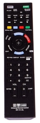 PILOT DO SONY SMART TV 3D LED LCD UNIWERSALNY