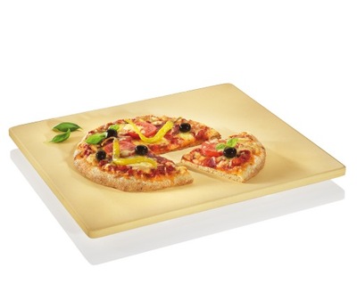 Kamień Kuchenprofi do pieczenia pizzy na stojaku