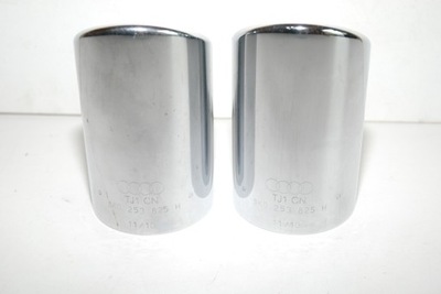 Audi a4 a5 a6 a7 трубки na выхлоп хром оригинал фото №1