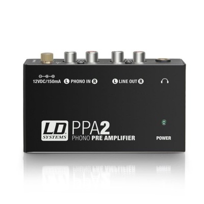 LD SYSTEMS PPA2 - PRZEDWZMACNIACZ GRAMOFONOWY / EQUALIZER