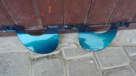 Mazda 6 gg 03-08r заглушка бампера правый левый задняя фото №1