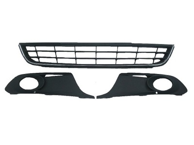 VW JETTA VI 5C6 2010-15 3 GRILLES BUMPER CHROME - milautoparts-fr.ukrlive.com