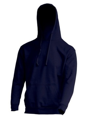 Bluza z kapturem męska - Granatowa - XL