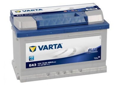 ACCUMULATEUR VARTA BLUE 72AH 680A E43 VARTA 5724090683132 - milautoparts-fr.ukrlive.com