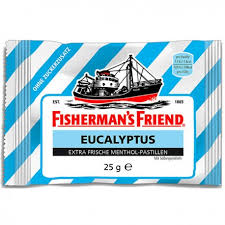 FISHERMAN'S FRIEND EUCALYPTUS PASTYLKI BEZ CUKRU