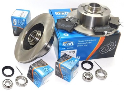 DISCOS ZAPATAS COJINETE PARTE TRASERA AUDI A4 B5 