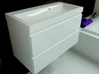 Zestaw szafka łazienkowa z umywalką KF 80 x 40