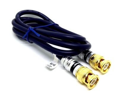 Przyłącze kabel wtyk BNC na wtyk BNC 1m HQ