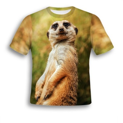 KOSZULKA 3D FULLPRINT T-shirt SURYKATKA M ŚMIESZNA