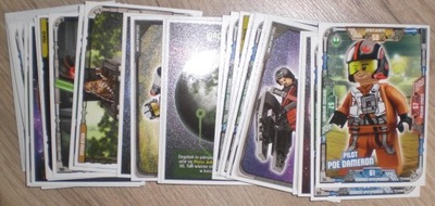 karty Lego Star Wars TCG zestaw 55 sztuk kart