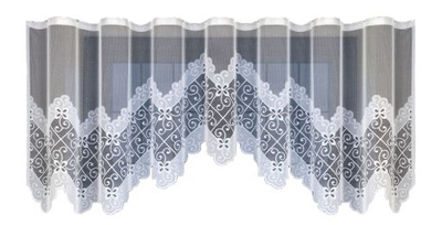 !BIAŁA FIRANKA ŻAKARDOWA 21921 ROZMIAR 120x300 CM