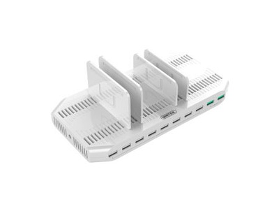 Stacja ładująca 10x USB 2.4A 96W z QC 3.0 Unitek Y-2190A