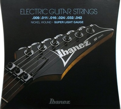 Ibanez IEGS6 struny gitary elektrycznej 9-42