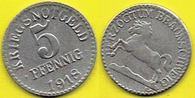 NIEMCY 5 Pfennig 1918 r.