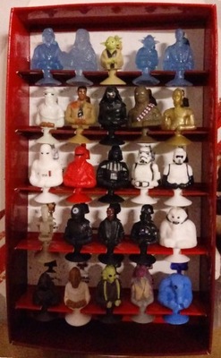 Stikeez Star Wars kolekcja Lidl 25 figurek album